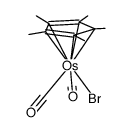 {(η5-C5Me5)Os(CO)2Br} Structure