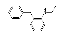 o-ethylaminodiphenylmethane Structure