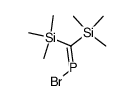 [bis(trimethylsilyl)methylene]phosphinous bromide Structure