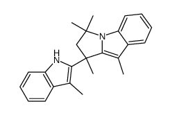 1,3,3,9-Tetramethyl-1-(3-methyl-1H-indol-2-yl)-2,3-dihydro-1H-pyrrolo[1,2-a]indole Structure