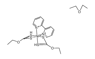 mono-(2,2'-bipyridyl)-nickel(II)-bisethylxantate*ether结构式