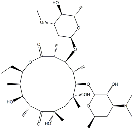 (3'S)-3'-Demethyl-12-deoxy-8-hydroxyerythromycin structure