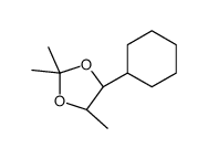 (4R,5R)-4-cyclohexyl-2,2,5-trimethyl-1,3-dioxolane Structure