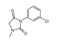 3-(3-chlorophenyl)-1-methylimidazolidine-2,4-dione结构式