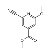 METHYL 2-CYANO-6-METHOXY-4-PYRIDINECARBOXYLATE structure