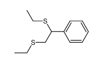 rac-bis-1,2-(ethylsulfanyl)-1-phenylethane Structure