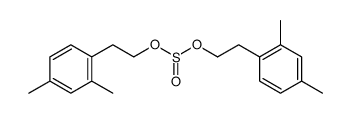 sulfurous acid bis-(2,4-dimethyl-phenethyl ester)结构式