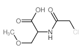 Serine,N-(chloroacetyl)-O-methyl- (9CI) structure