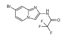 N-(7-bromoimidazo[1,2-a]pyridin-2-yl)-2,2,2-trifluoroacetamide结构式