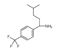 (1S)-4-METHYL-1-[4-(TRIFLUOROMETHYL)PHENYL]PENTYLAMINE structure