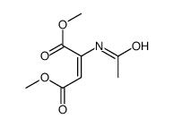 dimethyl 2-acetamidobut-2-enedioate结构式