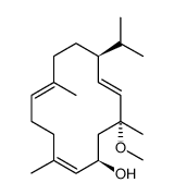 β-Cembrenediol methyl ether Structure