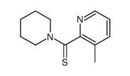 (3-methylpyridin-2-yl)-piperidin-1-ylmethanethione Structure