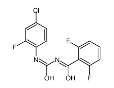 N-[(4-chloro-2-fluorophenyl)carbamoyl]-2,6-difluorobenzamide Structure