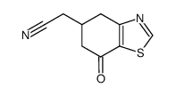 5-cyanomethyl-4,5,6,7-tetrahydro-7-oxobenzothiazole Structure