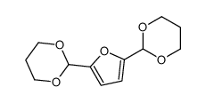 2-[5-(1,3-dioxan-2-yl)furan-2-yl]-1,3-dioxane Structure