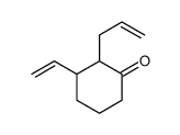 3-ethenyl-2-prop-2-enylcyclohexan-1-one Structure