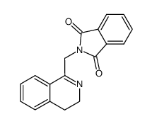 2-((3,4-dihydroisoquinolin-1-yl)methyl)isoindoline-1,3-dione structure