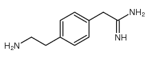 2-[4-(2-Amino-ethyl)-phenyl]-acetamidine structure