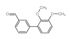 3-(2,3-Dimethoxyphenyl)benzaldehyde结构式