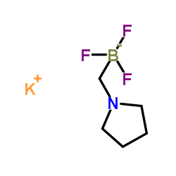 Potassium trifluoro[(pyrrolidin-1-yl)methyl]borate structure