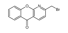 2-(bromomethyl)chromeno[2,3-b]pyridin-5-one结构式