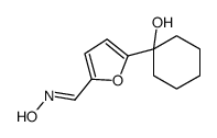 1-[5-(hydroxyiminomethyl)furan-2-yl]cyclohexan-1-ol结构式