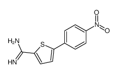 5-(4-nitrophenyl)thiophene-2-carboximidamide Structure