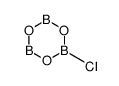 Boroxin, 2-chloro结构式