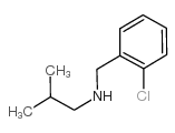 N-[(2-chlorophenyl)methyl]-2-methylpropan-1-amine Structure