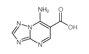 7-Amino[1,2,4]triazolo[1,5-a]pyrimidine-6-carboxylic acid structure