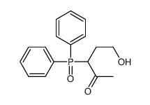 3-diphenylphosphoryl-5-hydroxypentan-2-one Structure