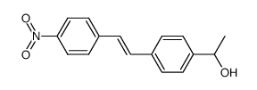 (E)-1-<4'-(4''-nitrostyryl)phenyl>ethanol Structure