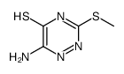 6-amino-3-methylsulfanyl-2H-1,2,4-triazine-5-thione结构式