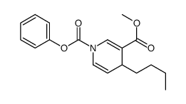 3-O-methyl 1-O-phenyl 4-butyl-4H-pyridine-1,3-dicarboxylate Structure