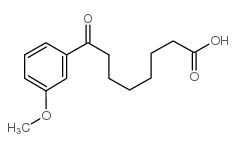 8-(3-methoxyphenyl)-8-oxooctanoic acid Structure