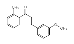 3-(3-METHOXYPHENYL)-2'-METHYLPROPIOPHENONE结构式