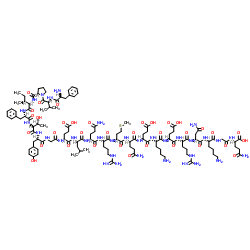 Motilin (human, porcine) trifluoroacetate salt结构式