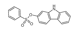 9H-carbazol-2-yl benzenesulfonate结构式