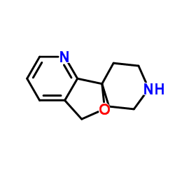 5H-Spiro[furo[3,4-b]pyridine-7,4'-piperidine]结构式