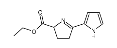 4,5-dihydro-3H,1'H-[2,2']bipyrrolyl-5-carboxylic acid ethyl ester Structure