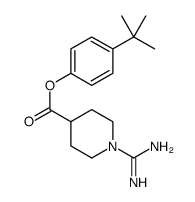 4-(1,1-Dimethylethyl)phenyl 1-(aminoiminomethyl)-4-piperidinecarboxyla te picture