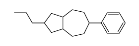 6-phenyl-2-propyl-1,2,3,3a,4,5,6,7,8,8a-decahydroazulene结构式