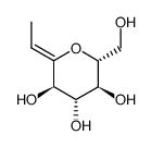 3,7-anhydro-1,2-dideoxygluco-oct-2-enitol结构式