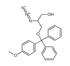 2-azido-3-[(4-methoxyphenyl)-diphenylmethoxy]propan-1-ol结构式