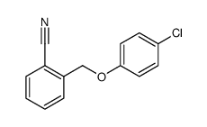 2-((4-CHLOROPHENOXY)METHYL)BENZONITRILE structure