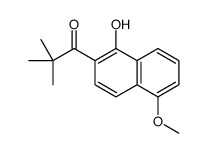 1-(1-hydroxy-5-methoxynaphthalen-2-yl)-2,2-dimethylpropan-1-one Structure