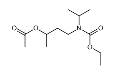 4-((ethoxycarbonyl)(isopropyl)amino)butan-2-yl acetate结构式