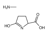 5-oxo-L-proline, compound with methylamine (1:1)结构式