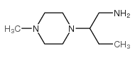 2-(4-甲基-1-哌嗪基)-1-丁胺结构式